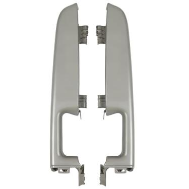 Imagem de Donpida Apoio de braço da porta interna dianteira esquerda e maçaneta do lado do passageiro direito compatível com Chevy Suburban Tahoe GMC Yukon Avalanche Escalade 1999-2006 Substituição 12472876