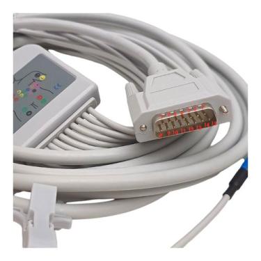 Imagem de Cabo Ecg 11 Vias Clip Jacaré Micromed Wincardio - ergopc - Maple Hospi