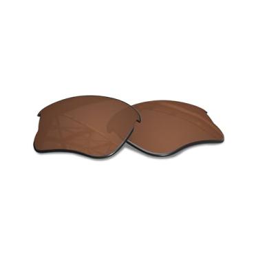 Imagem de SmartVLT Lentes de substituição masculinas para óculos de sol Oakley Flak Jacket - Mais opções, Amber Brown, One Size