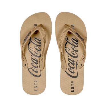 Imagem de Chinelo Coca Cola 1886 Bege e Preto 45-46
