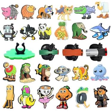 Imagem de Italian Brainrot Pencil Toppers, 24-Pack — Clip-On Pen/Pencil Charms, Fits 7–12 mm Barrels, Multicolor Desk Accessories for Journals & Office