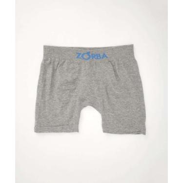 Imagem de Cueca Boxer Infantil Zorba-19071, Cinza, M