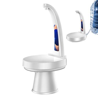Imagem de Bomba para Garrafão de Água | Torneira Inteligente Com USB Recarregável,Bomba De Dispensador De Água Potável - Para Família Casa Cozinha Escritório Dormitório Hotel Ar Livre Acampamento Viagem