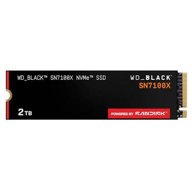 Imagem de SSD NVMe WD_Black 2TB SN7100X – Construído para ROG Xbox Ally (X) e PC, velocidades de leitura de até 7.250 MB/s, unidade de estado sólido interna, licenciado oficialmente para jogos ROG Xbox Ally (X