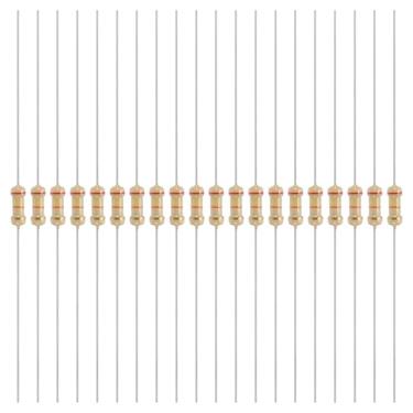 Imagem de YOKIVE 200 peças 1/4W (0,25 Watts) 24k Ohm 5% Resistor de filme de carbono, resistor fixo único de filme de carbono | Ótimo para dispositivos eletrônicos DIY, placas de circuito, sensores