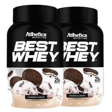 Imagem de Kit 2 Best Whey Isolado Hidrolisado Cookies 900g - Atlhetica-Unissex