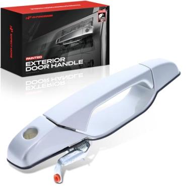 Imagem de A-Premium Maçaneta externa pintada com motorista dianteiro - Compatível com Chevrolet Silverado 1500, Tahoe, Avalanche, Suburban e GMC Sierra 3500 HD, Yukon XL 2500 e Cadillac ESV, Silver Birch