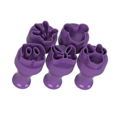 Imagem de Kit Carimbo Marcador Brigadeiros DISNEY MICKEY MINNIE Molde Festa Conf