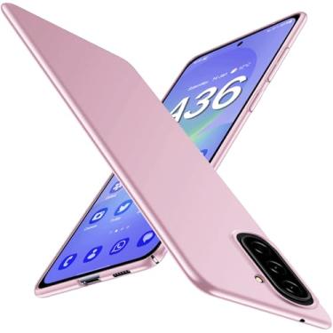 Imagem de Gxmeuie Capa ultrafina para Samsung Galaxy A36 5G, toque sedoso e material anti-impressão digital, capa protetora rígida fina de policarbonato fosco antiarranhões à prova de choque para Samsung A36 5G