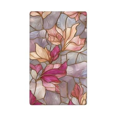 Imagem de Indokyeyqaz Vitral flores roxas dispositivo em branco placas de parede elétricas placa decorativa interruptor de luz, 1 placa de interruptor de grupo e tampa de tomada 7 cm x 11,4 cm para cozinha