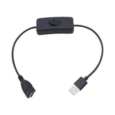 Imagem de Cabo USB Com Interruptor Liga/Desliga E Extensão Para Fita De LED  Fer