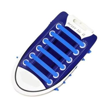 Imagem de 12 Peças De Cadarços De Silicone Sem Amarração, Cadarços Elásticos Par