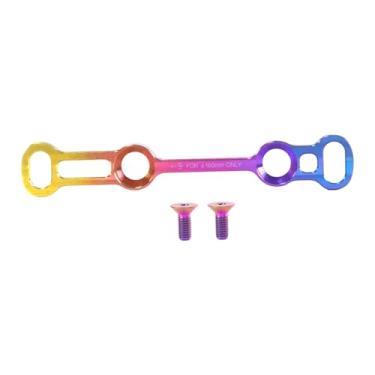 Imagem de Aymzbd Adaptador para Freios a Disco em Bicicletas de Corrida, Suporte de Montagem, Conversor para Suporte de Peças Sobressalentes, Adaptador para Suporte de, Multicolorido 7.9 X 1.3 Cm