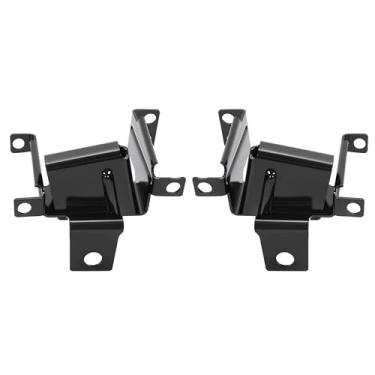 Imagem de KUAFU Suporte de para-choque interno dianteiro compatível com Chevy Chevrolet Silverado/GMC Sierra 1500 2500 3500 2000 3500 substituto para GM1066185 GM1067185 22767057 22767056 lado do motorista e do