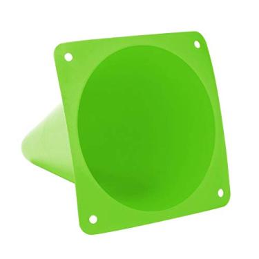 Imagem de Cryfokt Conjunto Durável do Marcador do Cone Treinamento de Futebol para a Prática Futebol, Discos da Marcação de 6 Pces 18cm para Treinamentos Campo de (Verde)