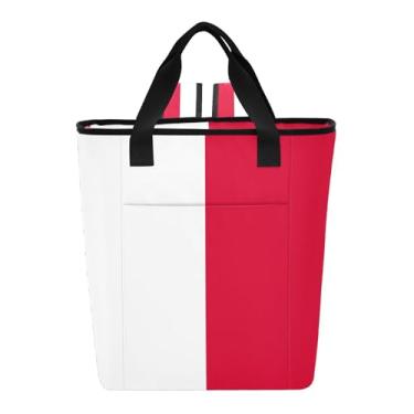 Imagem de Joitme Mochila impermeável com bandeira de Malta, 36 latas, mochila de praia feminina 34 x 15 x 40 cm