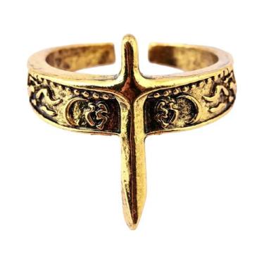 Imagem de Anéis Vintage Masculinos Dark Souls, Anel Da Cicatriz Do Demônio De Ha