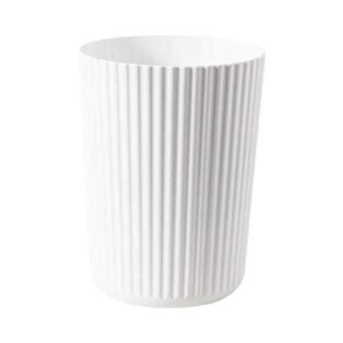 Imagem de Lixeira Plástica Redonda Para Banheiro, Cozinha, Quarto, Escritório Em