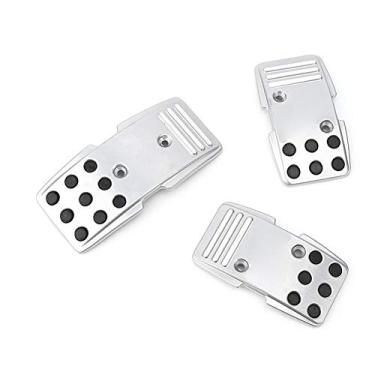 Imagem de Keenso Capas de Pedal, 3 Peças Conjunto de Capa de Pedal de Freio R3000, Acessórios para Carros Esportivos de Corrida de Transmissão Manual
