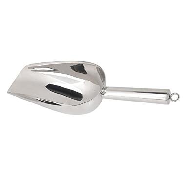 Imagem de Acouto Colher de Gelo Inoxidável 1 Unidade de Colher de Gelo Multifuncional Inoxidável para Alimentos, Grãos de café, Frutas Secas, Máquina de Lavar Louça Resistente, Segura - Casa e (18 onças)