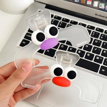 Imagem de Clipes transparentes para marcadores, 1 pacote com clipes para leitura, marcadores de página de livro antiderrapantes para folhas de música, documentos, menus, ingressos e materiais de estudo