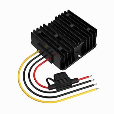 Imagem de Conversor de 24 V para 12 V, transformador abaixador 30 A 360 W conversor de adaptador de energia com fusível à prova d'água, transformador de tensão para carrinho de golfe LED motor caminhão veículo