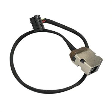 Imagem de HSSDTECH Conector de conector de porta de carregamento DC in Power Jack Substituição para HP 15-G 15-R 15-J 250 G2 255 G2 250 G3 255 G3 Envy M6-N Compaq 15-H 15-S 725444-001 749647-001 7205333 7-001