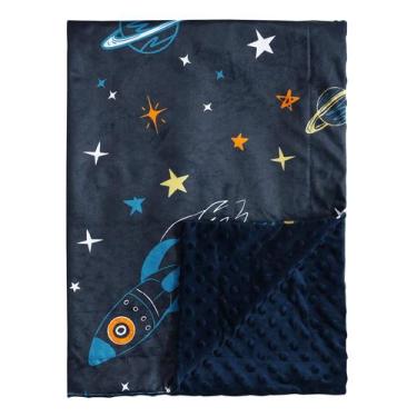 Imagem de Cobertor de bebê david's kids Micro Fleece 102x127 cm Space