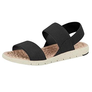 Imagem de Rasteira Modare, Feminino, Preto, 36