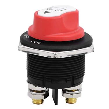Imagem de WALFRONT Interruptor Isolador de Bateria 200a para Carro, Motocicleta, Rv, Barco Marinho Com Material de Metal Abs, Bateria Desconectada, Evita Vazamento de Corrente Com Segurança