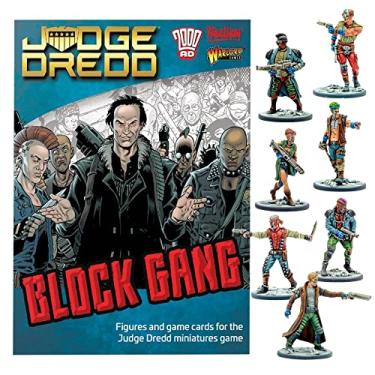 Imagem de Wargames Delivered Judge Dredd Miniature Game: Block Gang. 28mm Cyberpunk Tabletop Miniatures for Role Playing Games, and Miniature Wargaming by Warlord Games