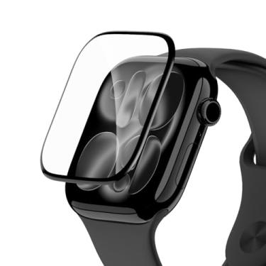 Imagem de FLOLAB Protetor de tela 3D NanoArmour para Apple Watch Series 11 42 mm com antiarranhões para Apple Watch 10 42 mm: tela TruColor, fácil de instalar, ultratransparente