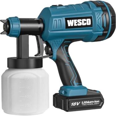 Imagem de Pistola Para Pintura 18v Bateria 2ah Wesco WS2342.9