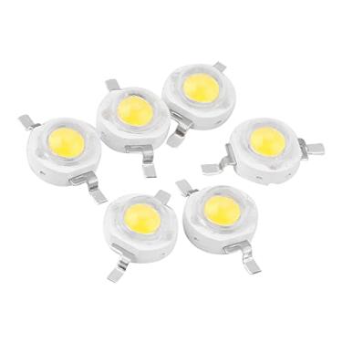 Imagem de Pissente Luzes de LED, 100PCS 1W Alto Potência SMD Lâmpadas LED Com Base de Alumínio para Luminárias DIY Jardim Teto Decoração Arquitetônica Lâmpadas de Rua (Branco puro 6000K)