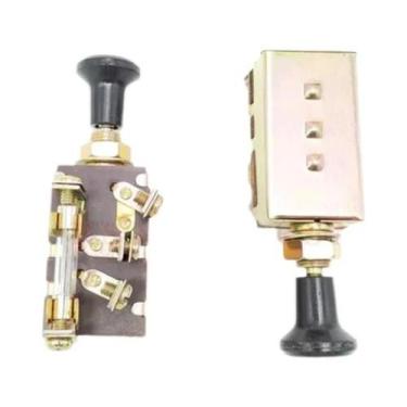 Imagem de Interruptor De Farol Retrátil Universal Para Carro Auto Pull Para Modi