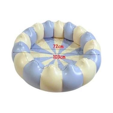 Imagem de Piscina Inflável Portátil De PVC Para Crianças, Redonda, Brinquedo Div