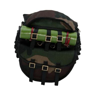 Imagem de Esquirla Saco de dormir compacto e realista para carros RC Crawler, simulando o formato de um saco de dormir para carros em escala 1/10 e 1/8. Peça de, Tapete Verde, com Bolsa para Pneu