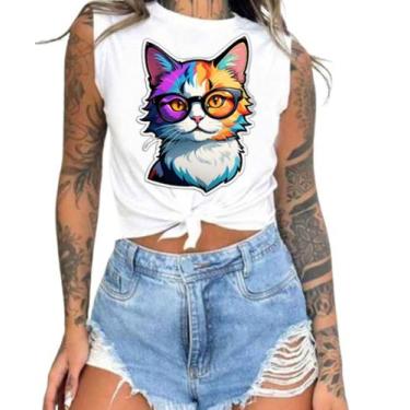 Imagem de Cropped T-Shirts Feminino Estampado Várias Estampas 24 - megan basic, 