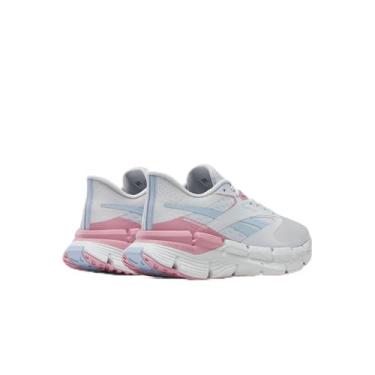 Imagem de Reebok Tênis feminino Floatzig Symmetros, Lua/rosa empoeirado/azul Y2k, 41
