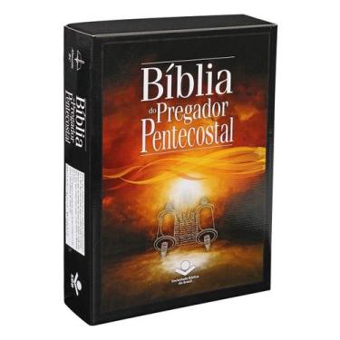 Imagem de Bíblia de Estudo do Pregador Pentecostal - Preta - Grande com Índice -