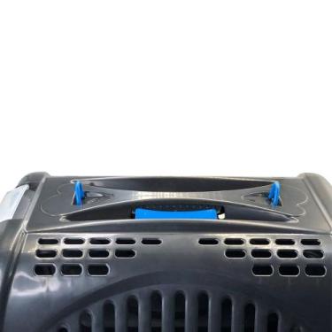 Imagem de Caixa de Transporte para Pets - Preto e Azul - Furacão Pet