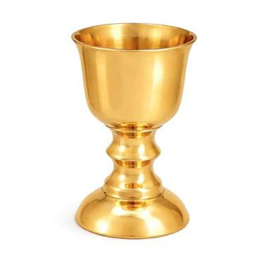 Imagem de Lord of Battles Copo de taça medieval – Cálice vintage viking, celta, gótico, fantasia, estilo renascentista para bebidas, decoração ou presentes (200 ml, latão)