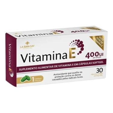 Imagem de Vitamina E 400ui 30 Cápsulas La San Day-Unissex