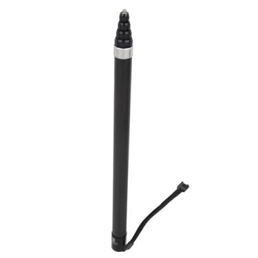 Imagem de Generic Haste de Extensão Telescópica de Microfone Liga de Alumínio Leve Haste de Microfone de 9 Seções para Produção de Vídeo Em Estúdio de Entrevista, Portátil e Conveniente para Transmissão Ao Vivo