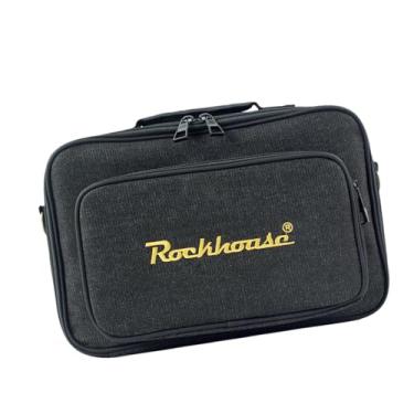 Imagem de Luwecf Bolsa Organizadora para Pedais de Guitarra, Portátil, com Forro Impermeável, Ideal para Estúdio, Palco E Viagens, Preto, S