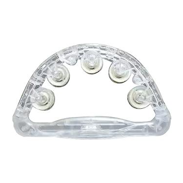 Imagem de Sinos de Mão LED Linha Tamborim Jingles Metal com 3 Modos Iluminação Sinalizador Plástico Bateria Percussão Musical Meio Sino para Adultos Festa KTV