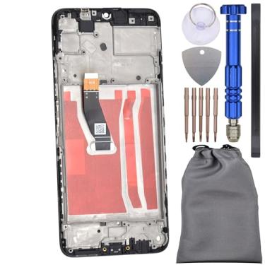 Imagem de Digitalizador de tela sensível ao toque com moldura para Huawei nova Y60 preto 6.6