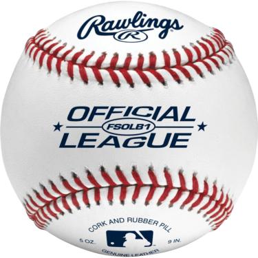 Imagem de Rawlings Bola de beisebol oficial da Flat Seam, 12 unidades