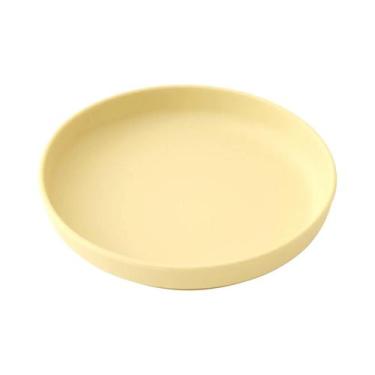 Imagem de Prato De Silicone Colorido Para Bebês Com Ventosa Antiderrapante, Tige