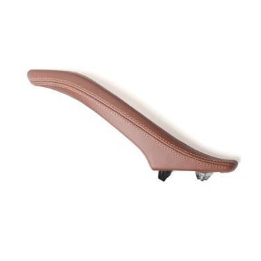 Imagem de Carro esquerda direita interior porta do passageiro puxador de couro conjunto Compatível com bmw série 5 f10 f11 f18 520i 523i 525i 528i 535i(Right Brown)